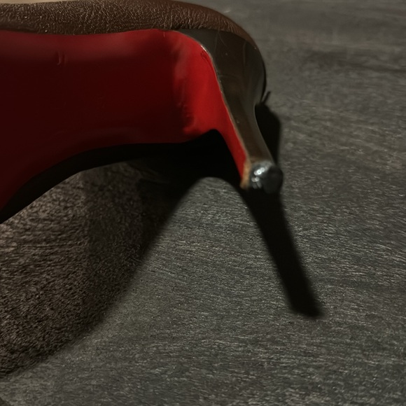 Christian Louboutin Arielle Talon 120 Nappa Booties SZ. 38 - Picture 6 of 7